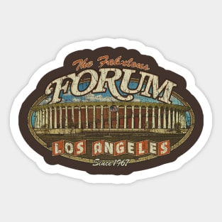 The Fabulous Forum 1967 Sticker